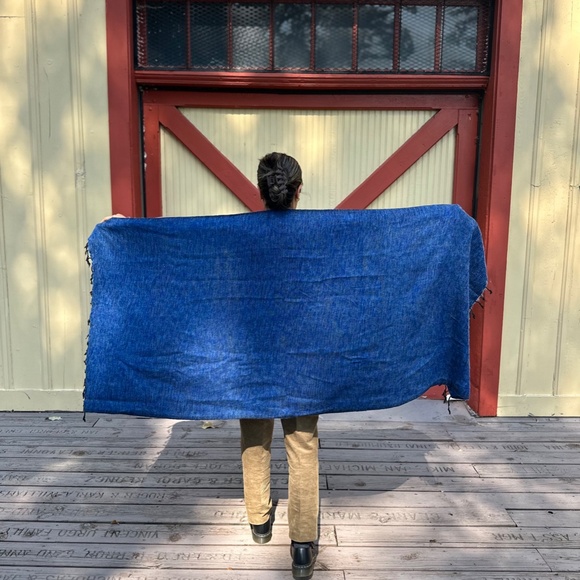 Himalayan yak wool shawl/wrap/scarf/blanket handmade in Nepal. Warm Soft… - Picture 4 of 6